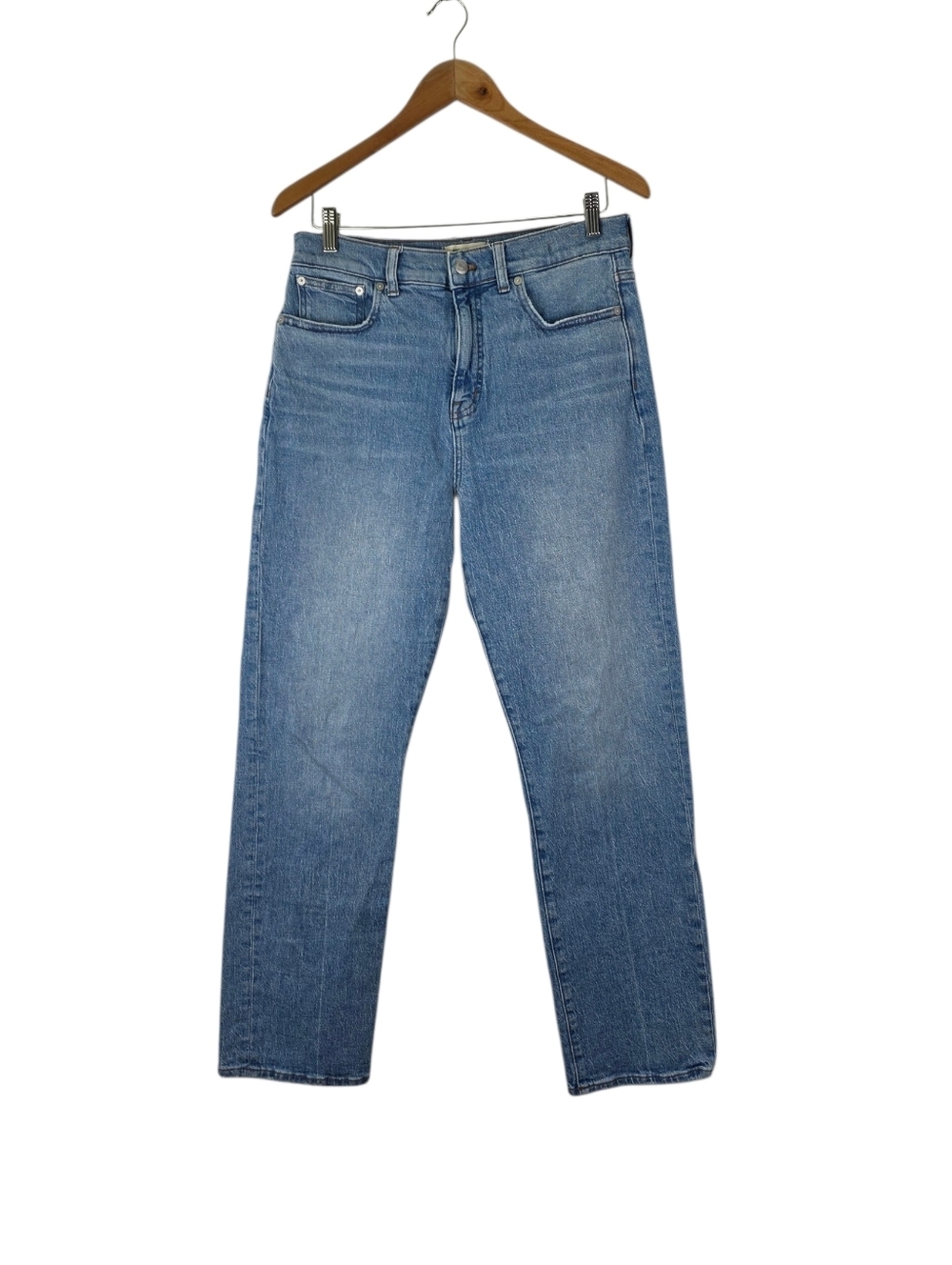 Madewell Women's The '90s Straight Jean in Enmore Wash size 28 Denim High-Rise